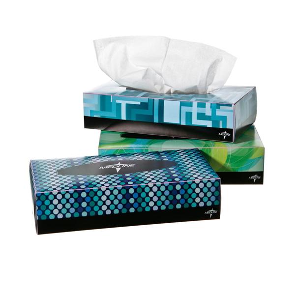 Tissue Facial GreenSmart White 2 Ply 100/Bx, 36 BX/CA